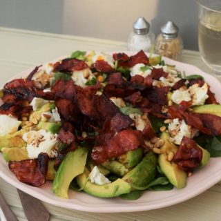 Avocado-pine-nut-chorizo-salad-recipe-lucyloves-foodblog