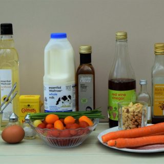 Cherry-tomatoes-salad-cream-dressing-carrot-peanut-salad-recipes-lucyloves-foodblog