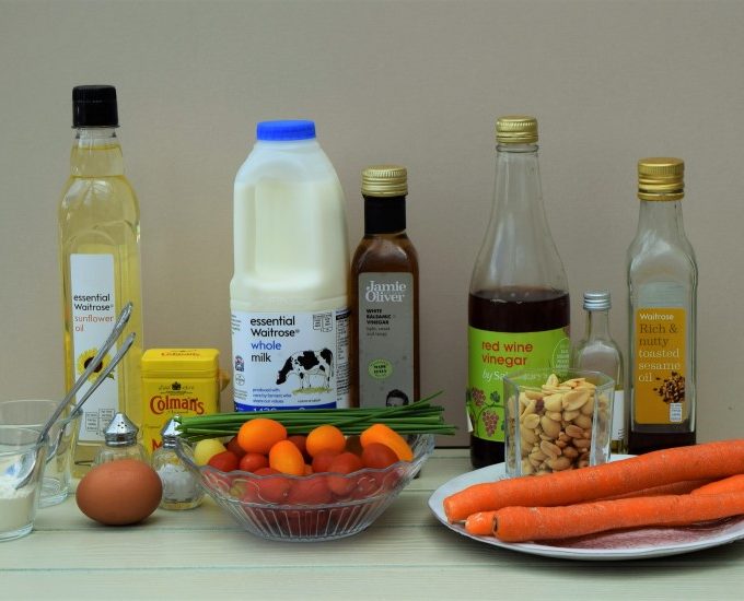 Cherry-tomatoes-salad-cream-dressing-carrot-peanut-salad-recipes-lucyloves-foodblog