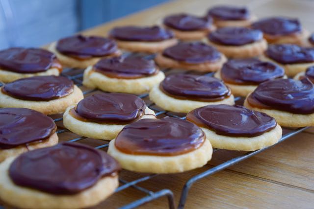 Chocolate-Caramel-Twix-style-biscuits-recipe-lucyloves-foodblog