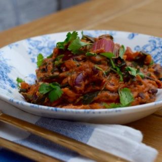 Spiced-rainbow-chard-peanut-kidney-beans-recipe-lucyloves-foodblog