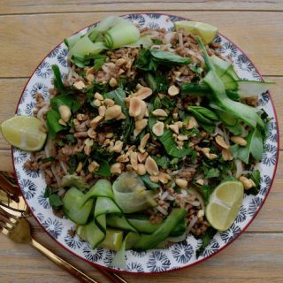 Summer Pork Noodles recipe from Lucy Loves