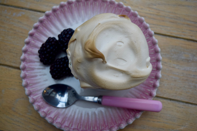 Apple and Blackberry Snow recipe from Lucy Loves Food Blog