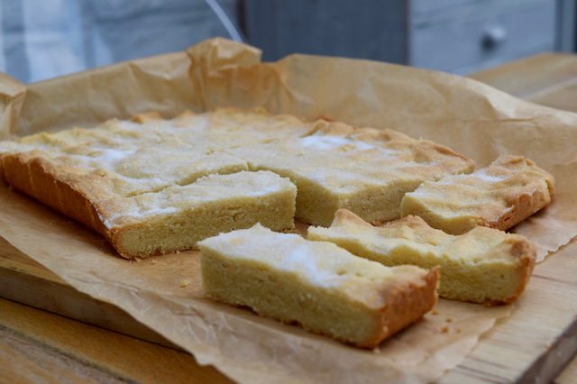 Clotted Cream Shortbread recipe from Lucy Loves Food Blog