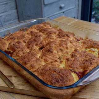 Peach Cobbler Recipe from Lucy Loves Food Blog
