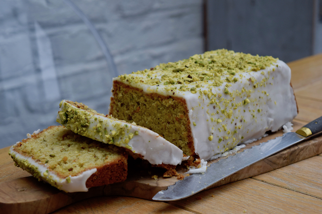 Lemon Pistachio Loaf recipe from Lucy Loves Food Blog