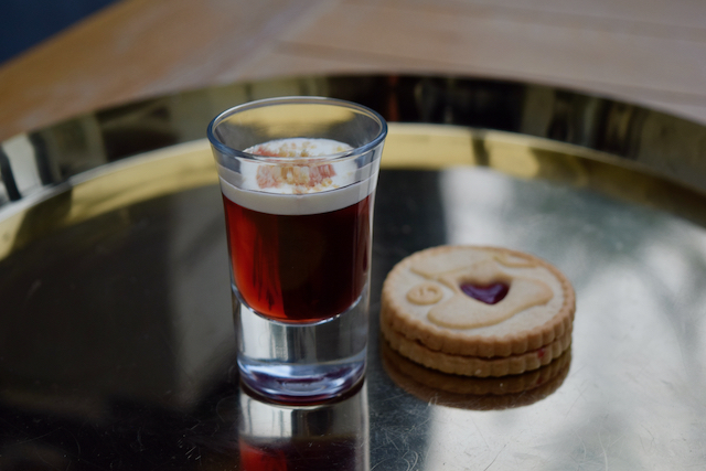 Jammie Dodger Shot from Lucy Loves Food Blog