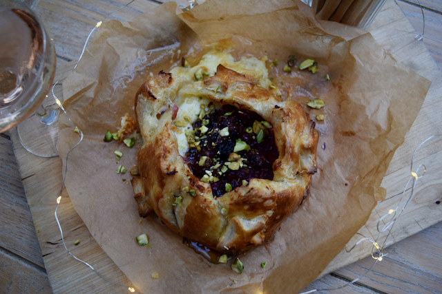 Baked Brie with Cranberry Jam recipe from Lucy Loves Food Blog