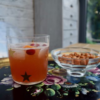 Cranberry Rum Dark and Stormy Recipe from Lucy Loves Food Blog