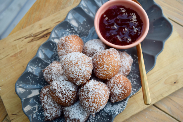 Ricotta Doughnuts recipe from Lucy Loves Food Blog
