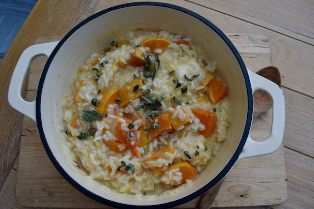 Roast Butternut and Tallegio Risotto Recipe from Lucy Loves Food Blog