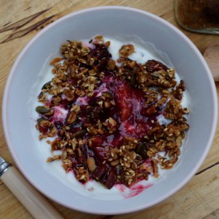 Maple Pecan Granola Recipe from Lucy Loves Food Blog