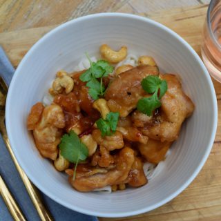 Chicken with Cashew Nuts recipe from Lucy Loves Food Blog