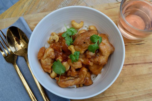 Chicken with Cashew Nuts recipe from Lucy Loves Food Blog