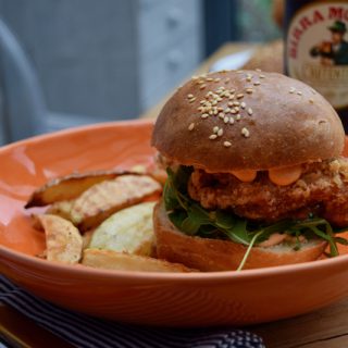 Best Fried Chicken Burger from Lucy Loves Food Blog