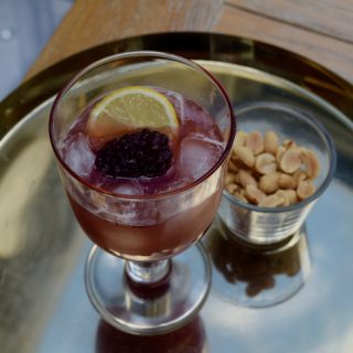 Bramble Cocktail recipe from Lucy Loves Food Blog