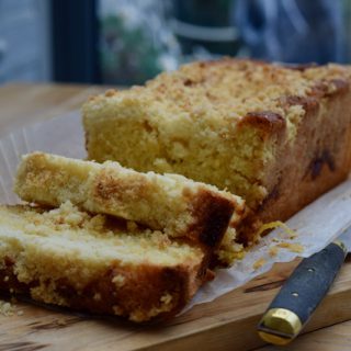 Lemon Curd Crumble Loaf recipe from Lucy Loves Food Blog