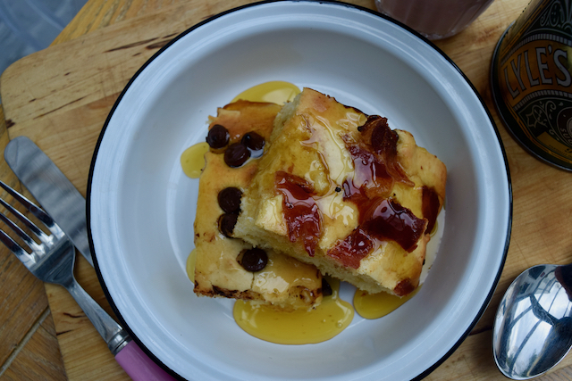 Baked Pancakes recipe from Lucy Loves Food Blog