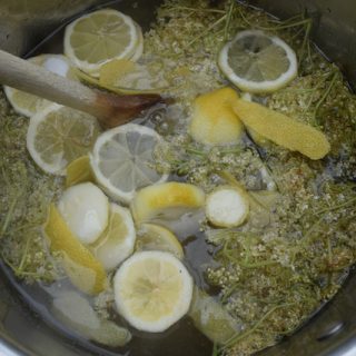 Homemade Elderflower Cordial recipe from Lucy Loves Food Blog