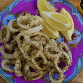 Salt and Pepper Squid recipe from Lucy Loves Food Blog