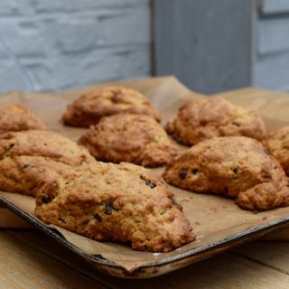 Brown Sugar Banana Scones recipe from Lucy Loves Food Blog