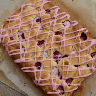 Strawberry and Lemon Squares recipe from Lucy Loves Food Blog