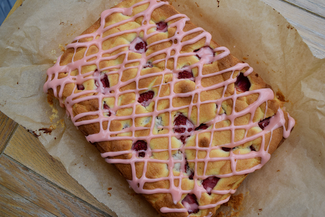 Strawberry and Lemon Squares recipe from Lucy Loves Food Blog