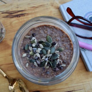 Nutella Fridge Porridge recipe from Lucy Loves Food Blog