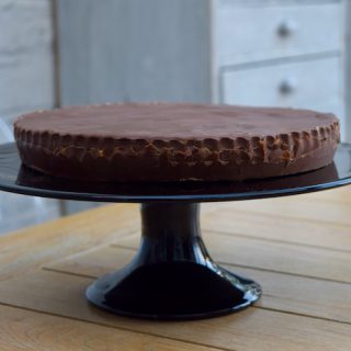 Giant Peanut Butter Cup recipe from Lucy Loves Food Blog