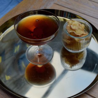 Man About Town Cocktail recipe from Lucy Loves Food Blog