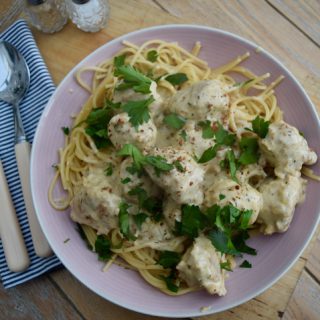 Cajun Chicken Meatballs recipe from Lucy Loves Food Blog
