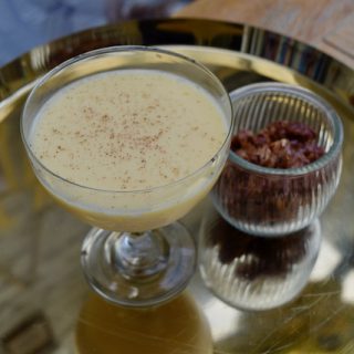 Christmas Velvet Alexander cocktail from Lucy Loves Food Blog