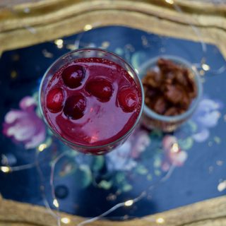 Poinsettia Cocktail recipe from Lucy Loves Food Blog