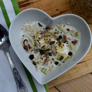 Homemade Bircher Muesli recipe from Lucy Loves Food Blog