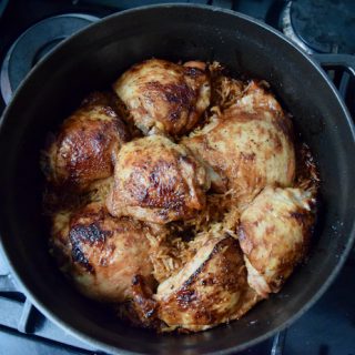Honey and Soy One Pot Chicken from Lucy Loves Food Blog