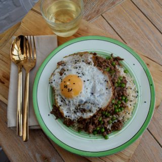 Cantonese Beef Rice Bowl recipe from Lucy Loves Food Blog