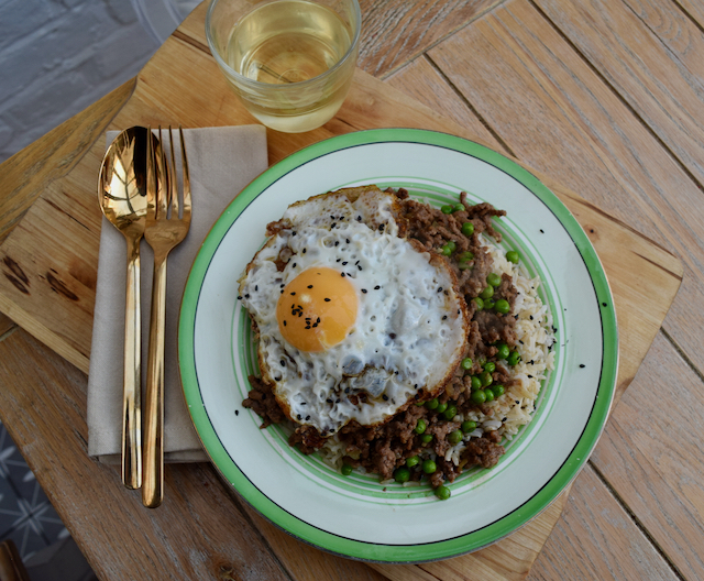 Cantonese Beef Rice Bowl recipe from Lucy Loves Food Blog