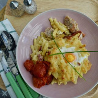 Full English Mac and Cheese recipe from Lucy Loves Food Blog
