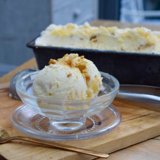 Homemade Lemon Curd Ice Cream recipe from Lucy Loves Food Blog