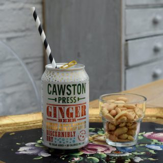 Gin Spiked Ginger Beer cocktail from Lucy Loves Food Blog