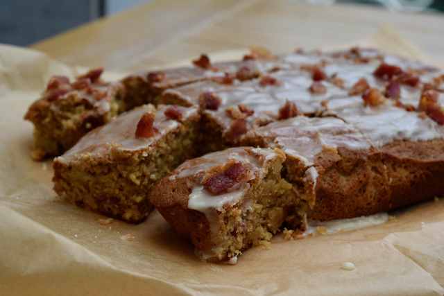 Elvis Blondies recipe from Lucy Loves Food Blog