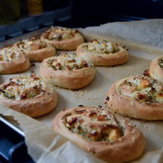 Greek Halloumi Rolls recipe from Lucy Loves Food Blog