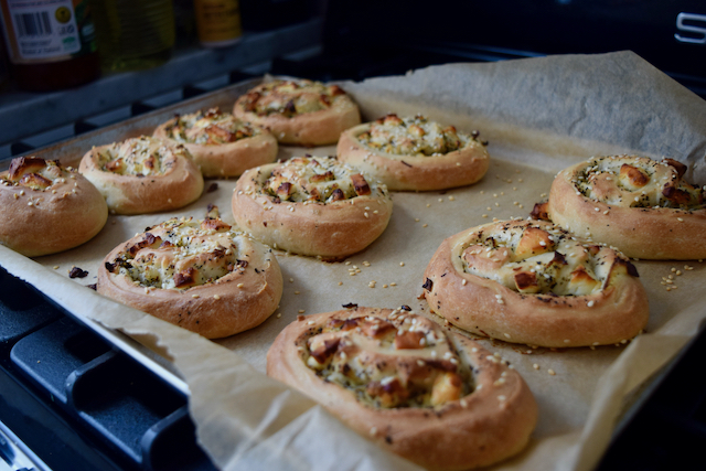 Greek Halloumi Rolls recipe from Lucy Loves Food Blog