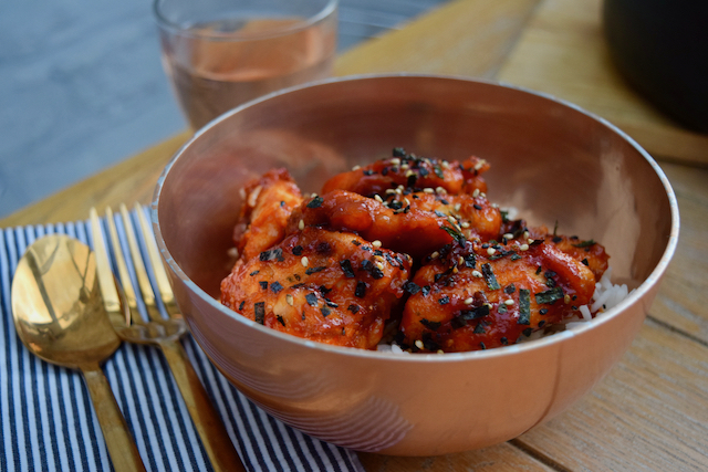 Korean Fried Chicken recipe from Lucy Loves Food Blog