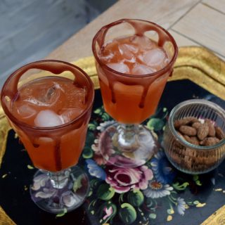 Bloody Gin Fizz recipe from Lucy Loves Food Blog