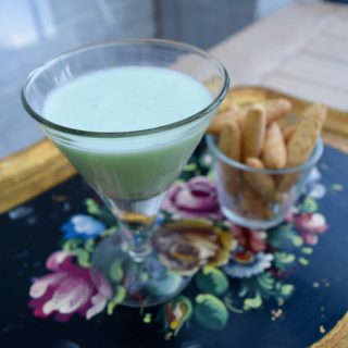 Alexander's Sister cocktail recipe from Lucy Loves Food Blog