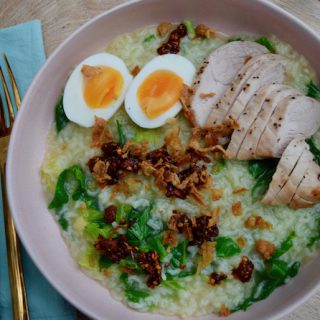 Christmas Turkey Congee recipe from Lucy Loves Food Blog
