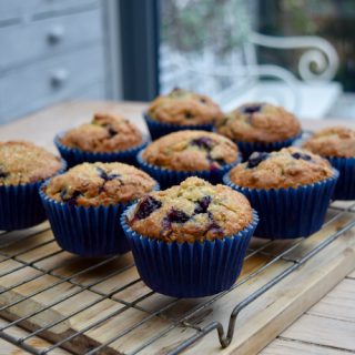 The Best Blueberry Muffins recipe from Lucy Loves Food Blog
