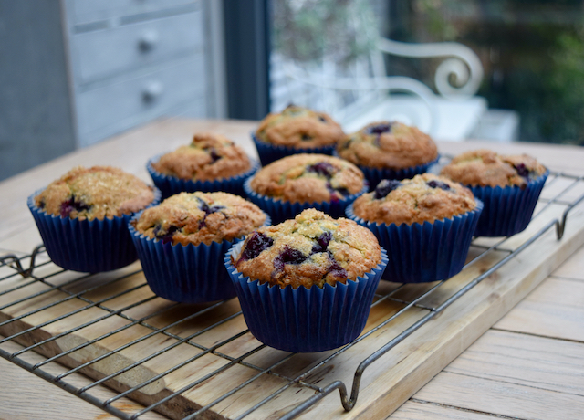 The Best Blueberry Muffins recipe from Lucy Loves Food Blog