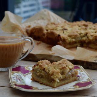Brown Sugar Apple Shortbread recipe from Lucy Loves Food Blog
